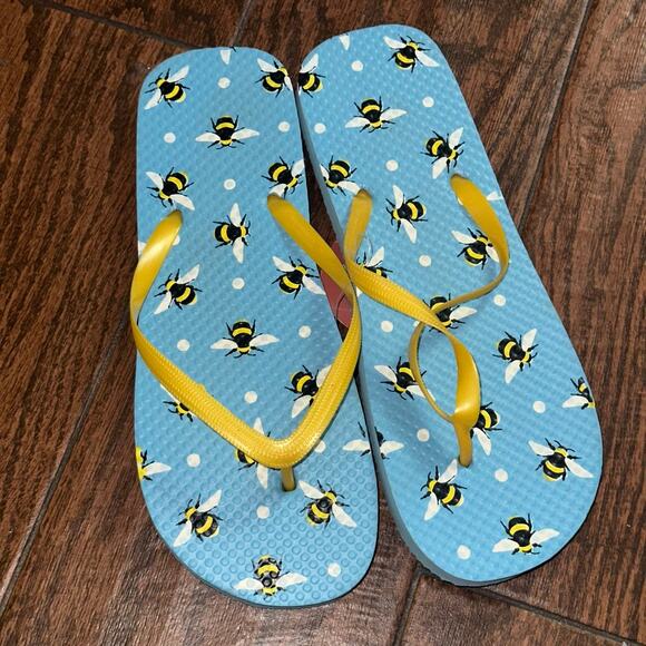 Women Honey Bee Flip Flops Sandals - Picture 1 of 2